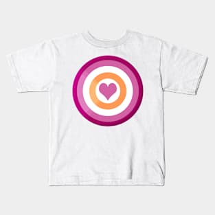 Pride Shield - Lesbian Kids T-Shirt